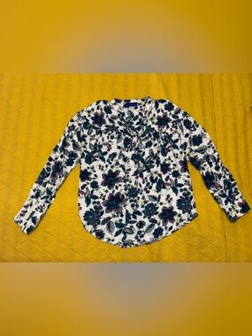 Simply Styled Floral Blouse – Long Sleeve – Size L